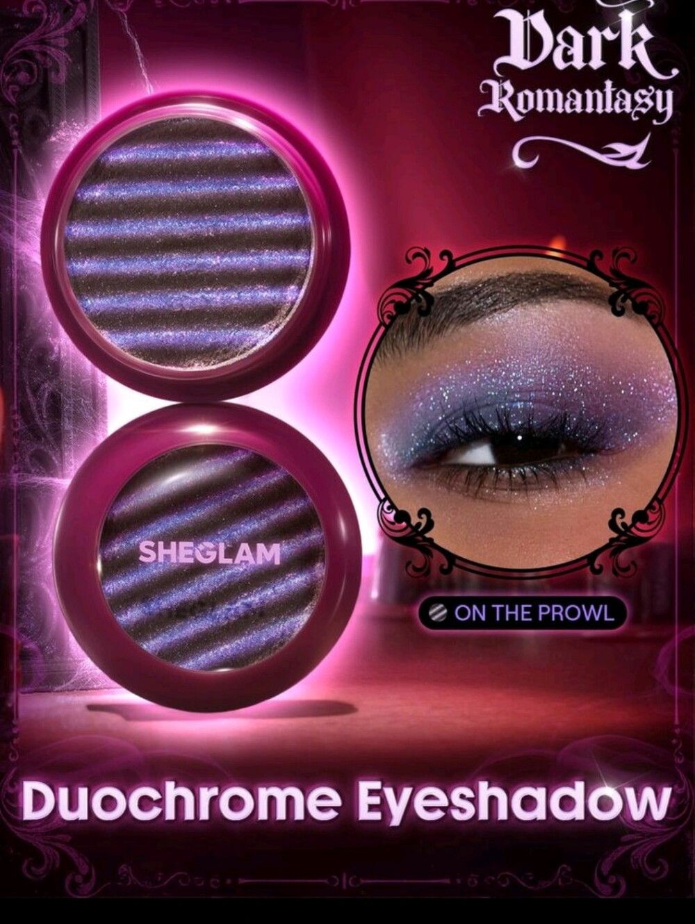 Sheglam Duochrome Eyeshadow - Purple & Blue Shimmer